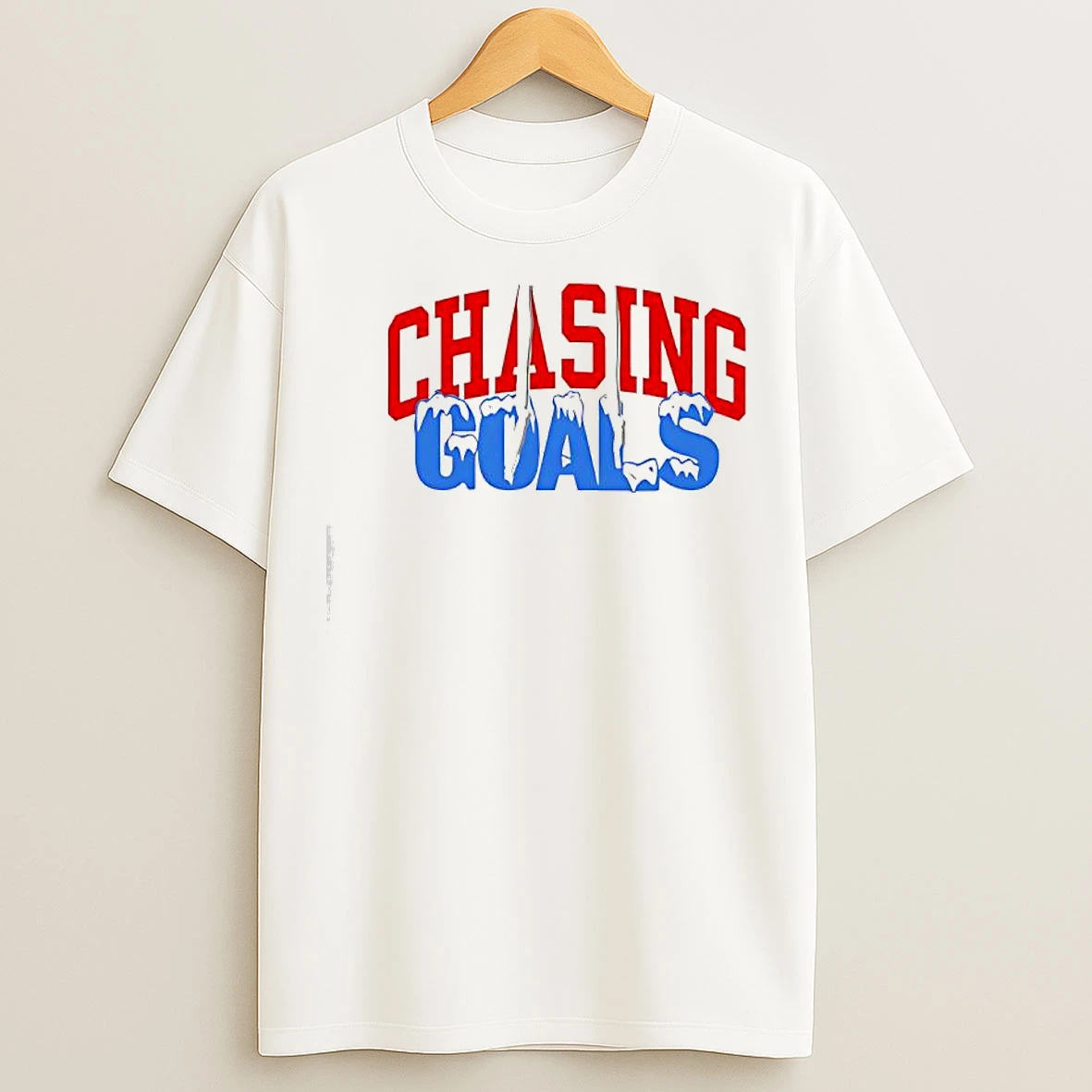 Classic Chasing Goals Ice Logo T Shirts