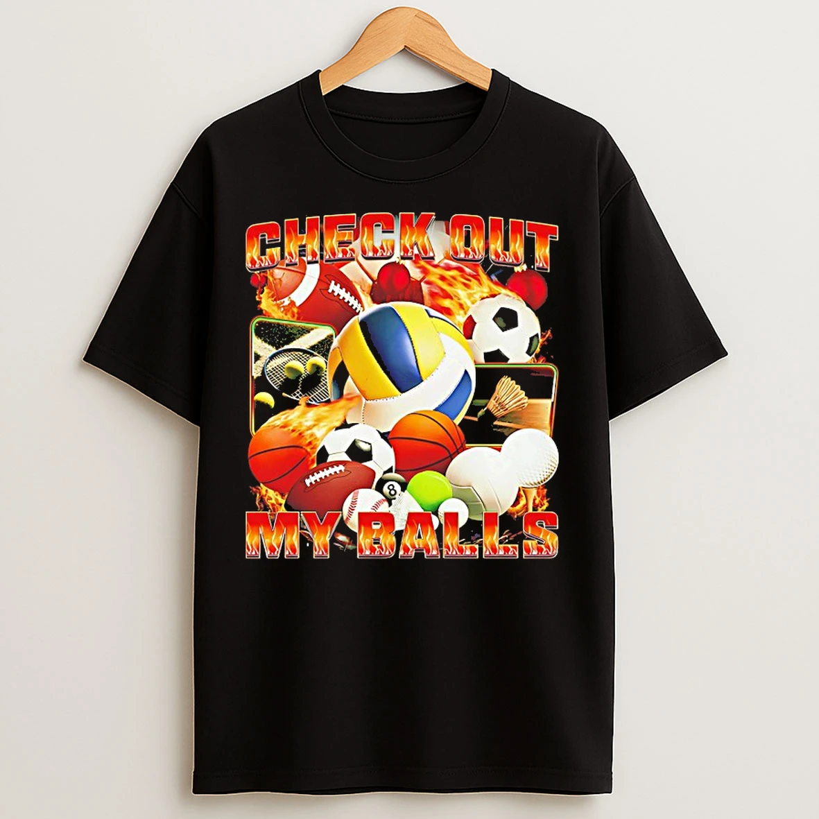 Classic Check Out My Balls T Shirts