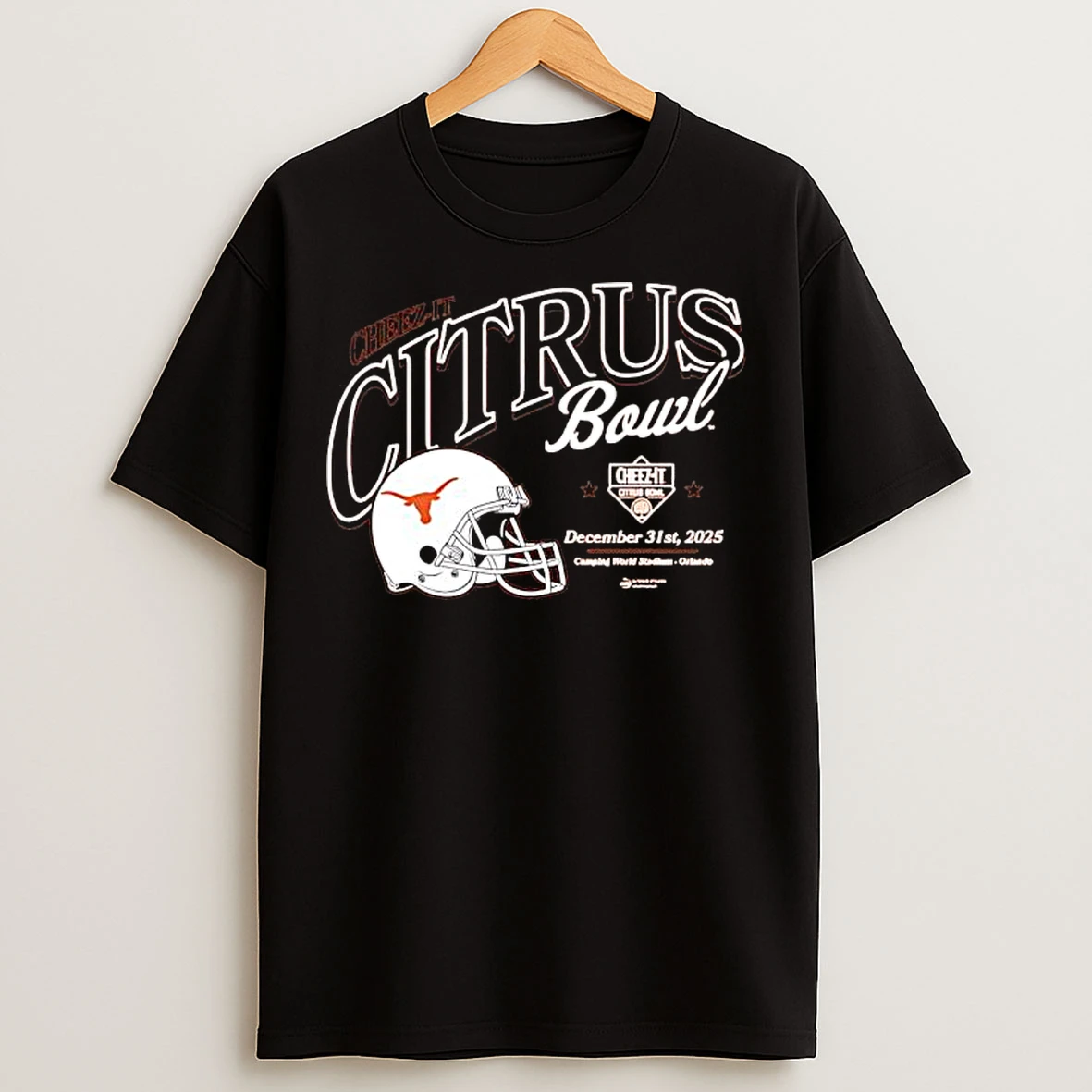 Classic Cheez It Citrus Bowl Texas December 31st 2025 Olando T Shirts