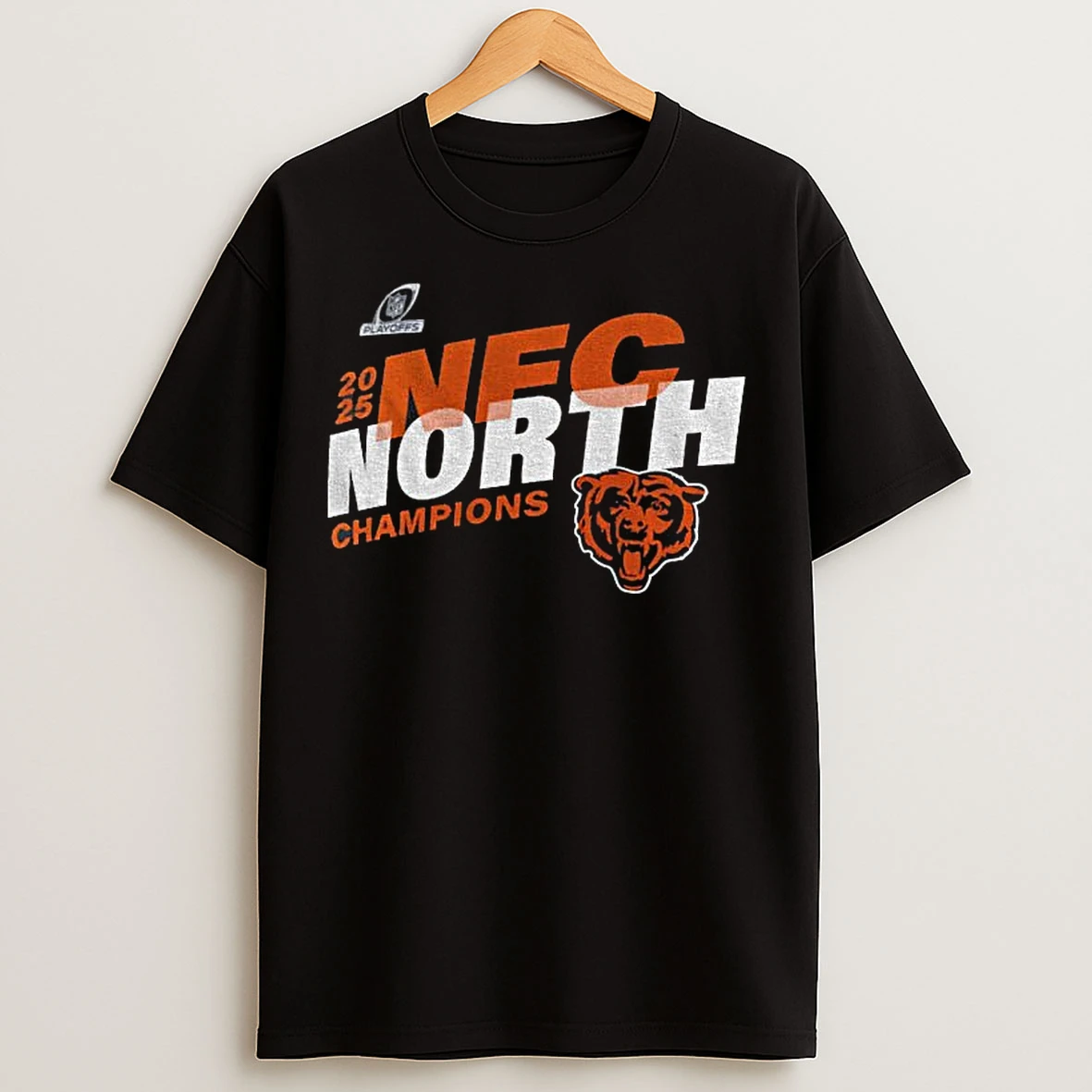 Classic Chicago Bears 2025 Nfc North Division Champions Conquer T Shirts