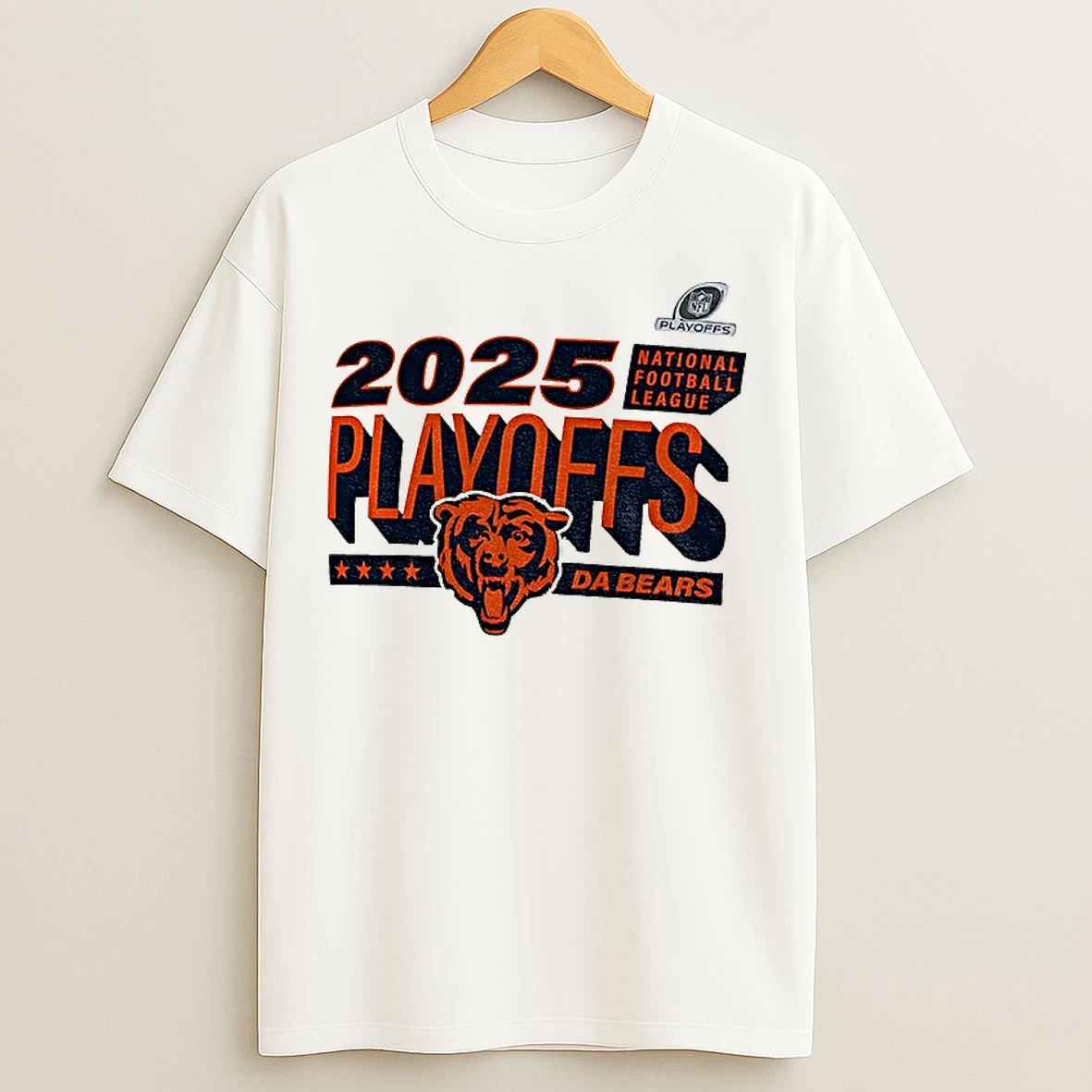 Classic Chicago Bears Football 2025 Nfl Playoffs Da Bears Logo T Shirts