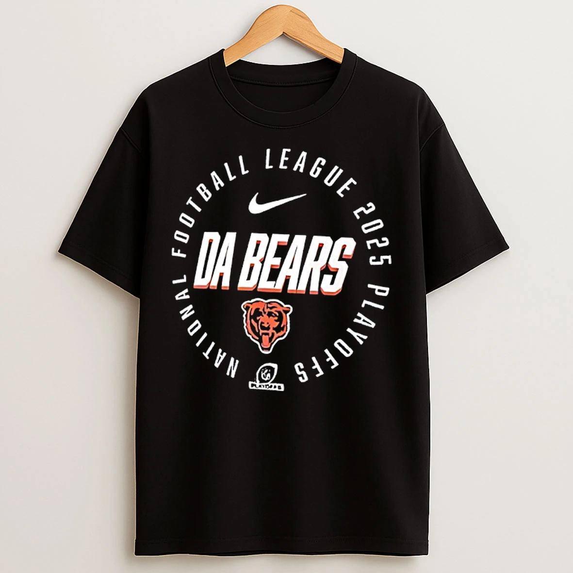 Classic Chicago Bears National Football League Playoffs Logo T Shirts