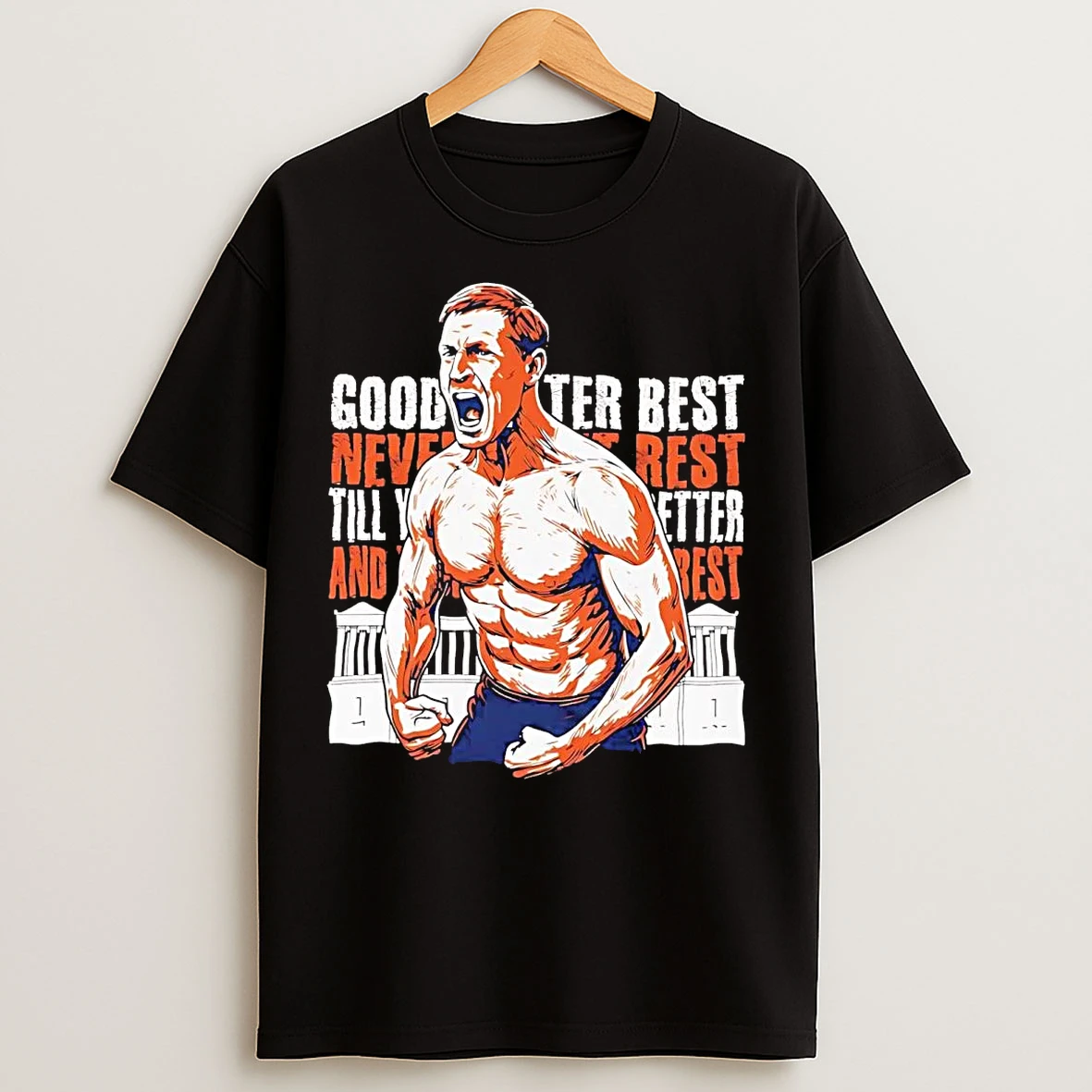 Classic Chicago Bears Coach Ben Johnson Shirtless Good Better Best T Shirts