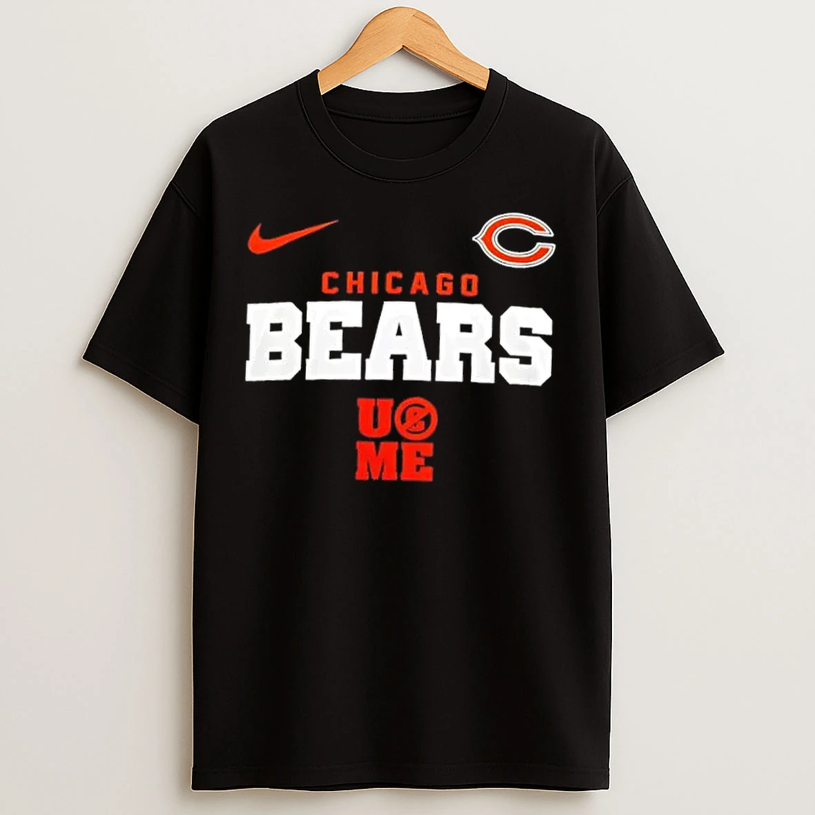 Classic Chicago Bears X Ucme John Cena Never Give Up T Shirts