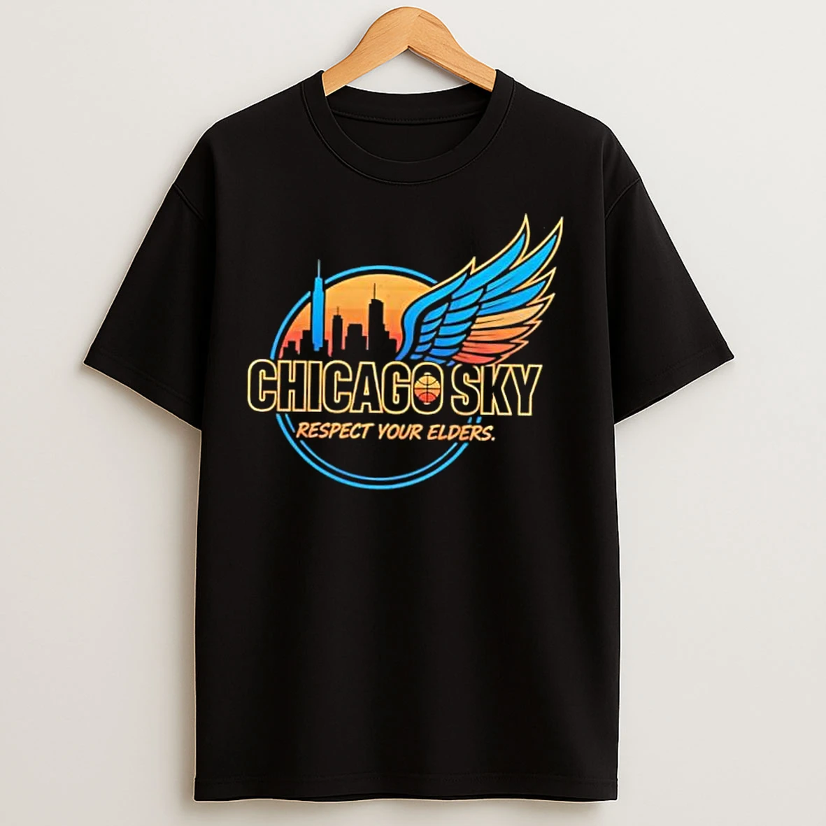Classic Chicago Sky Respect Your Elders T Shirts