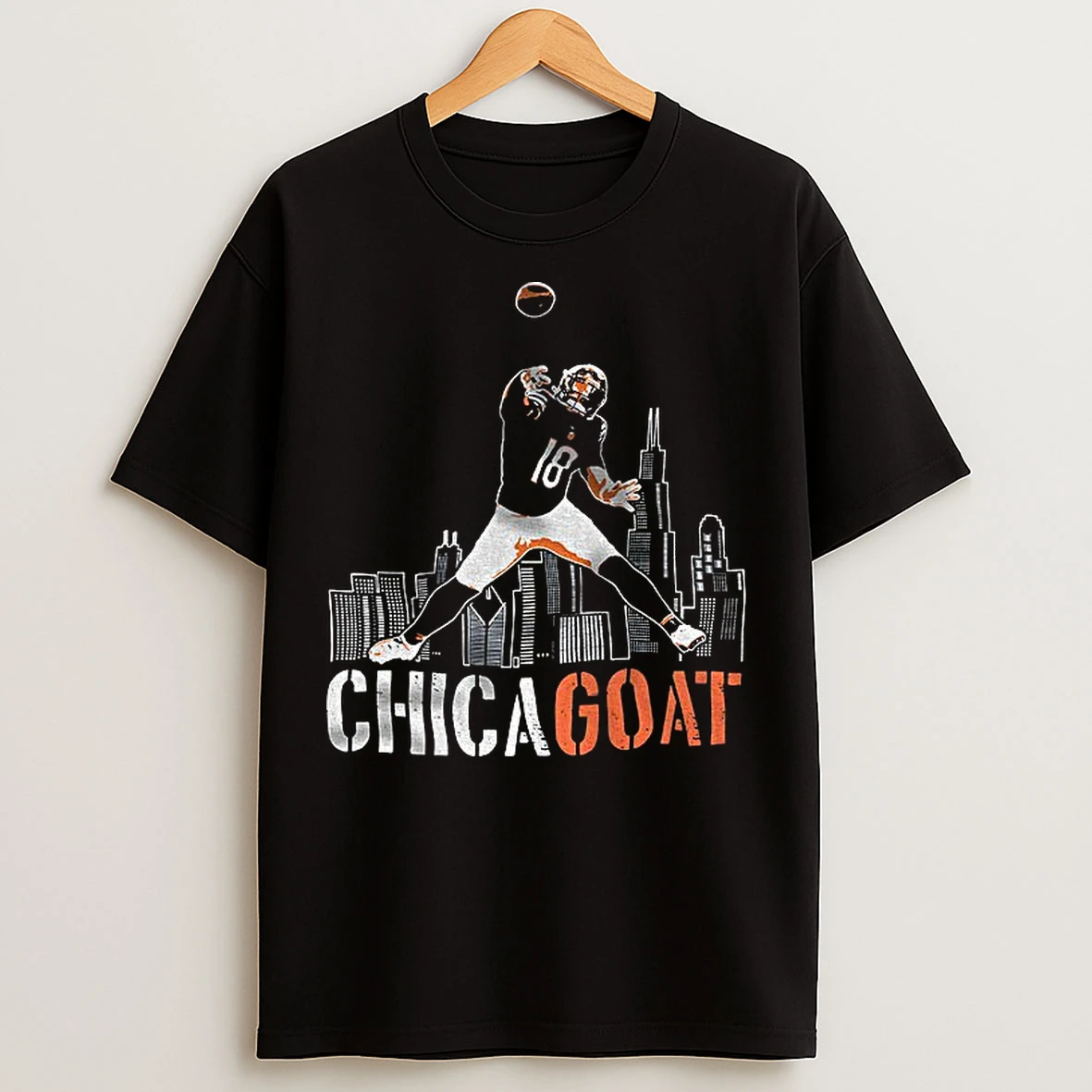 Classic Chicagoat Caleb Williams Chicago Bears Football City Skyline Nfl 2025 T Shirts