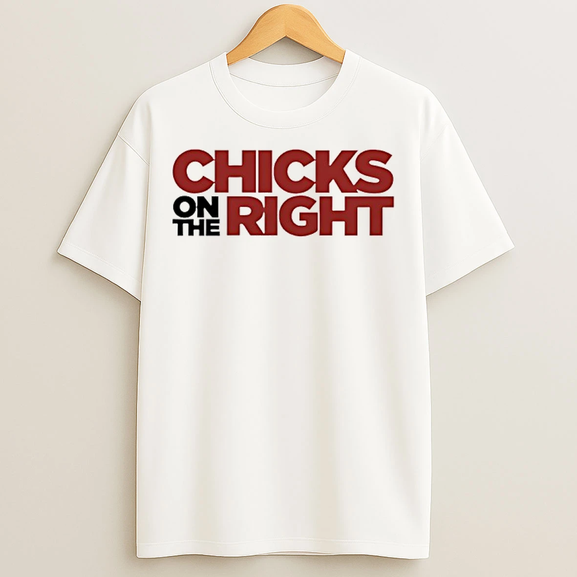 Classic Chicks On The Right Ringer T Shirts