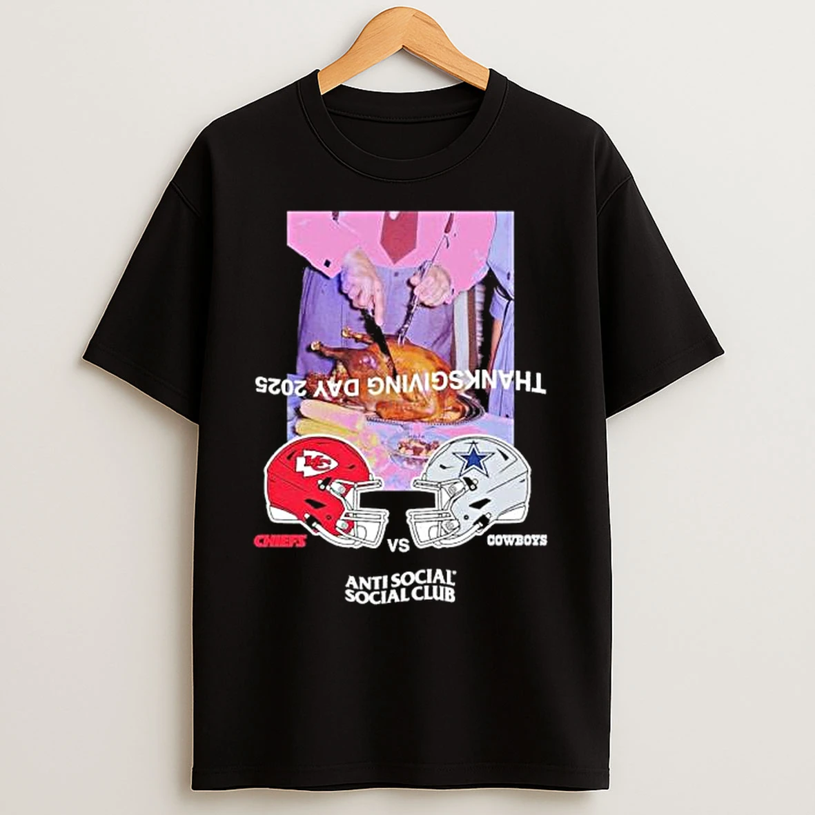 Classic Chiefs Vs Cowboys Thanksgiving Day 2025 Matchup T Shirts