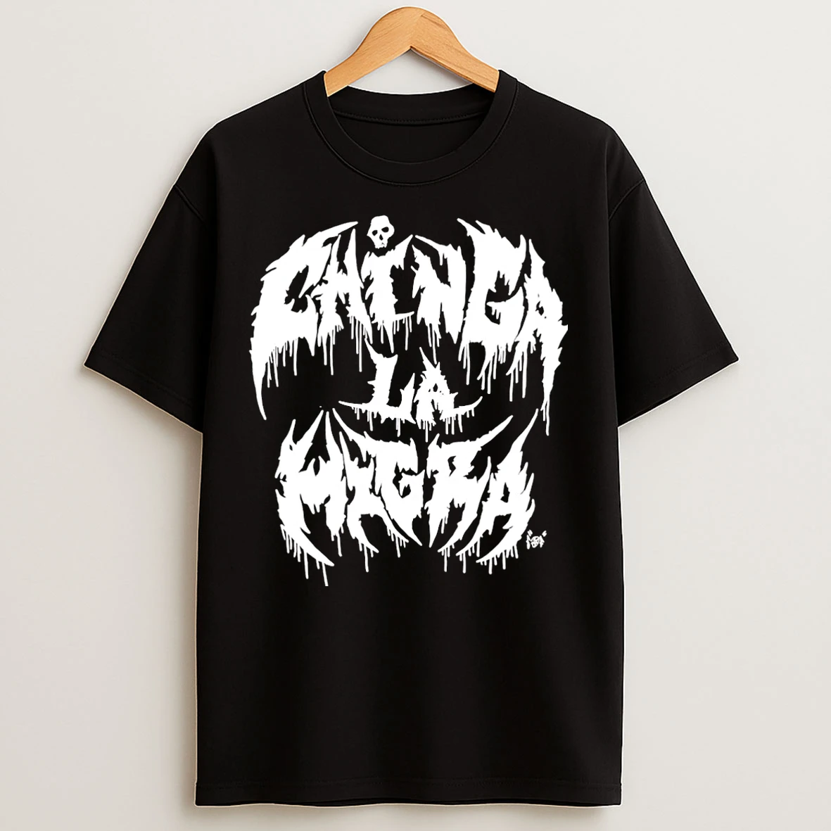 Classic Chinga La Migra Metal Font Christmas T Shirts