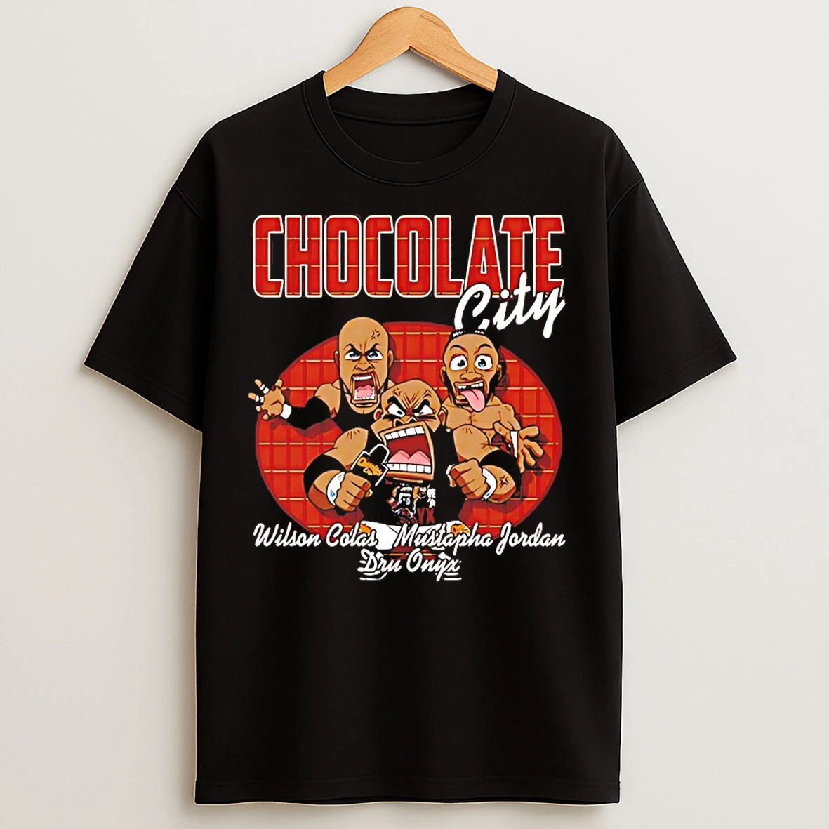 Classic Chocolate City Wilson Colas Mustapha Jordan Dru Onyx T Shirts
