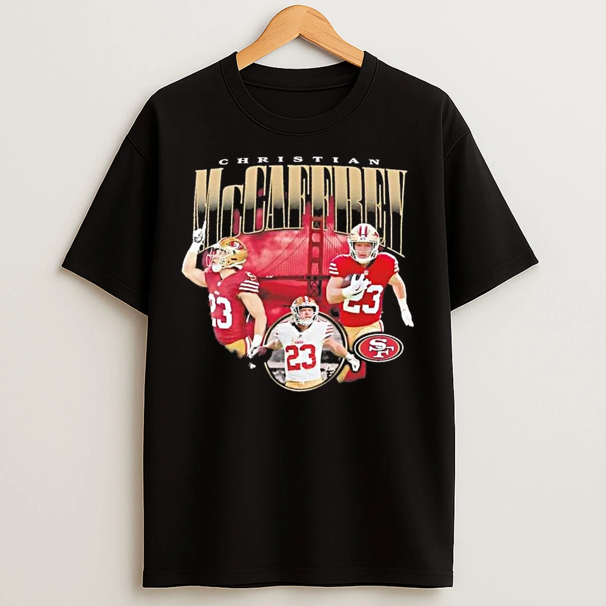 Classic Christian Mccaffrey San Francisco 49ers Notorious T Shirts