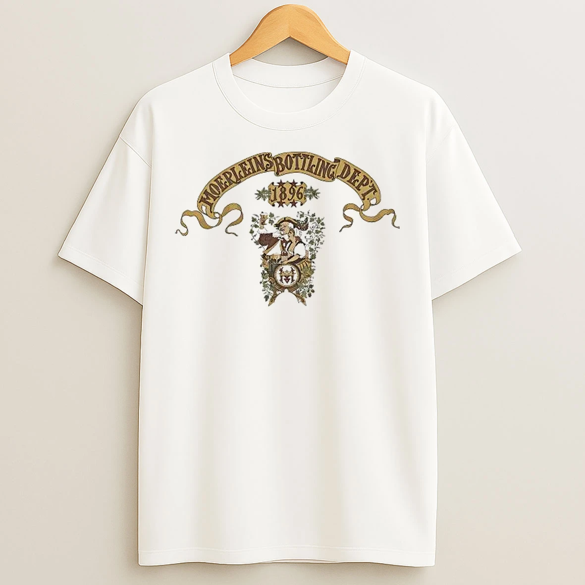 Classic Christian Moerlein Bottling Department 1896 T Shirts