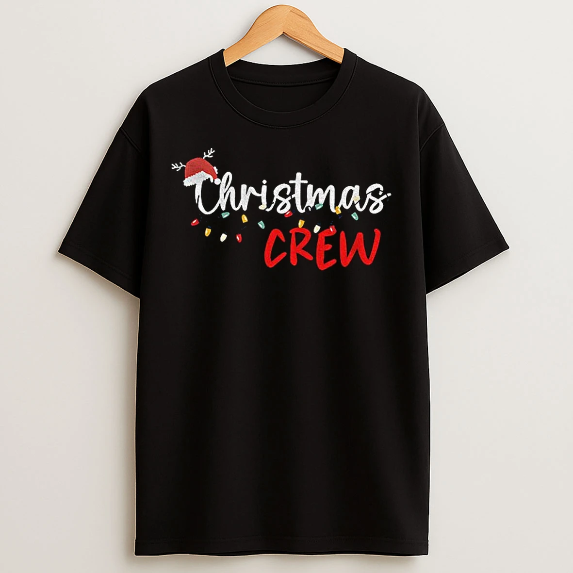 Classic Christmas Crew Matching Family Holiday T Shirts