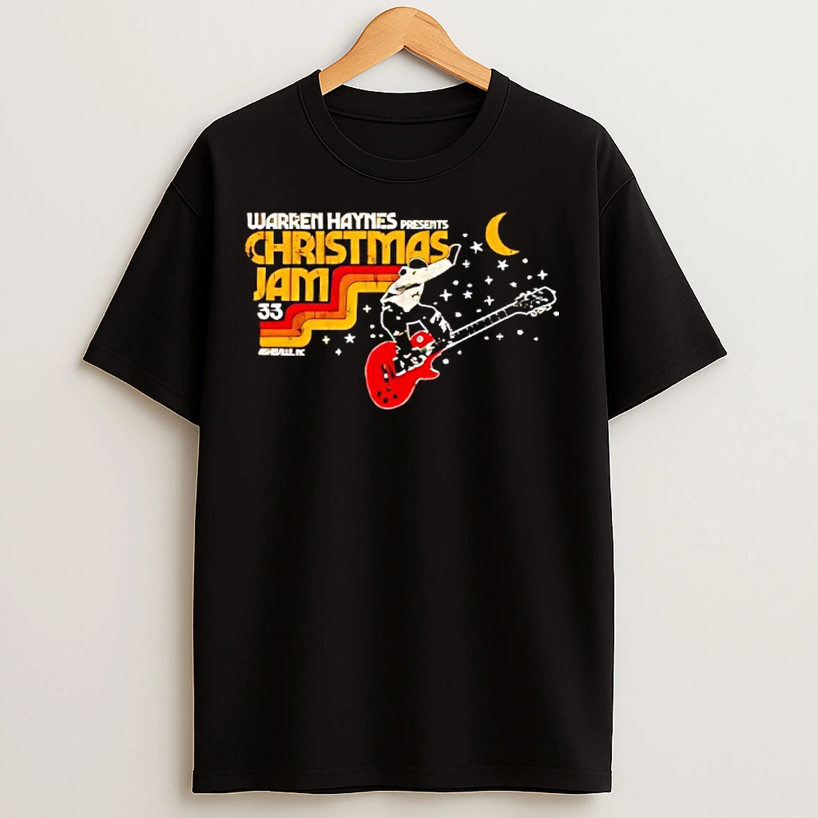 Classic Christmas Jam 33 Asheville Nc Guitar T Shirts