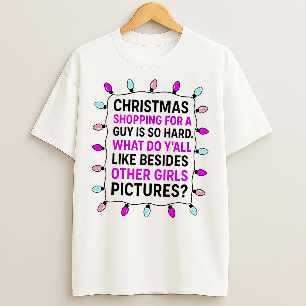 Classic Christmas Shopping For A Guy Is So Hard T Shirts