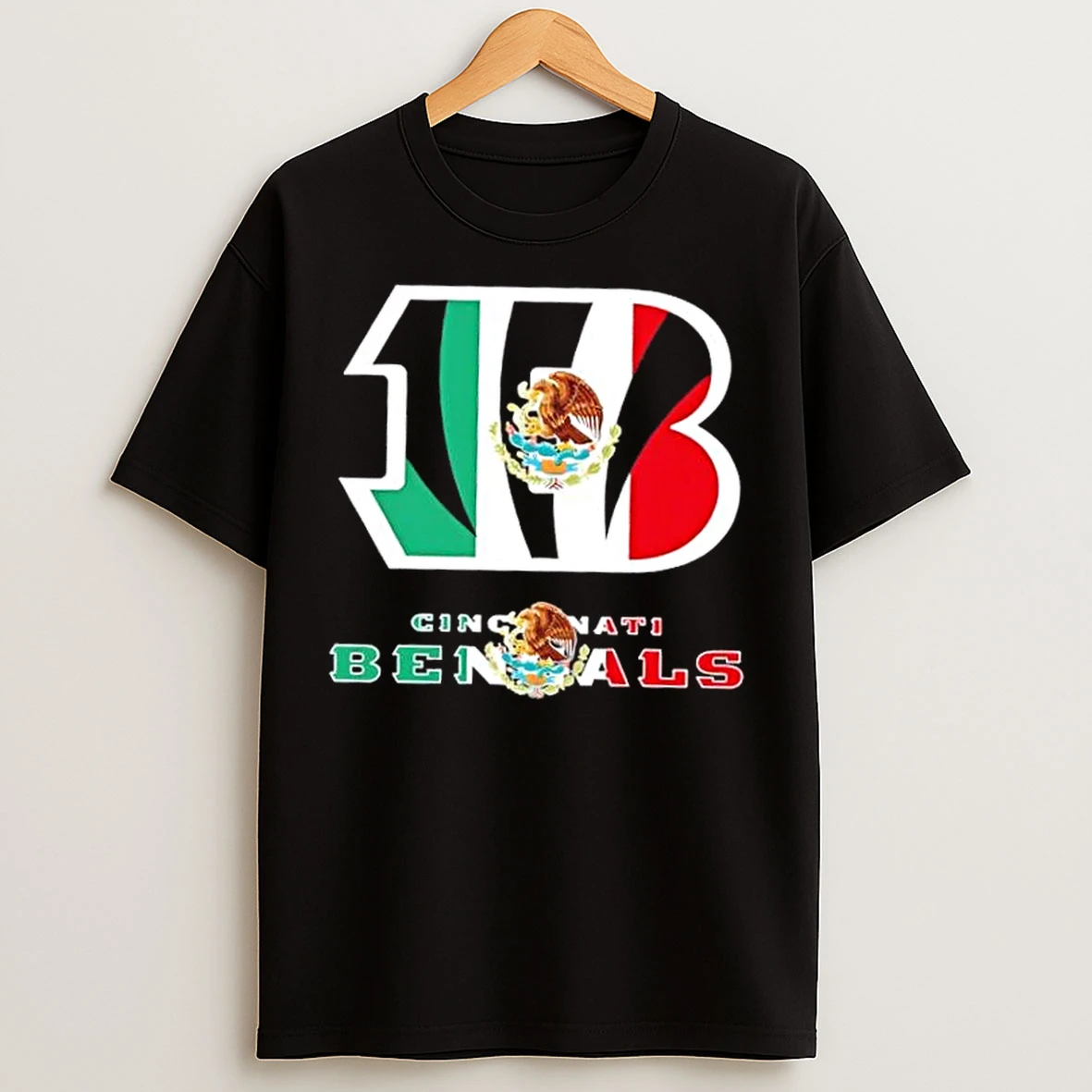 Classic Cincinnati Bengals Football X Mexican Flag T Shirts