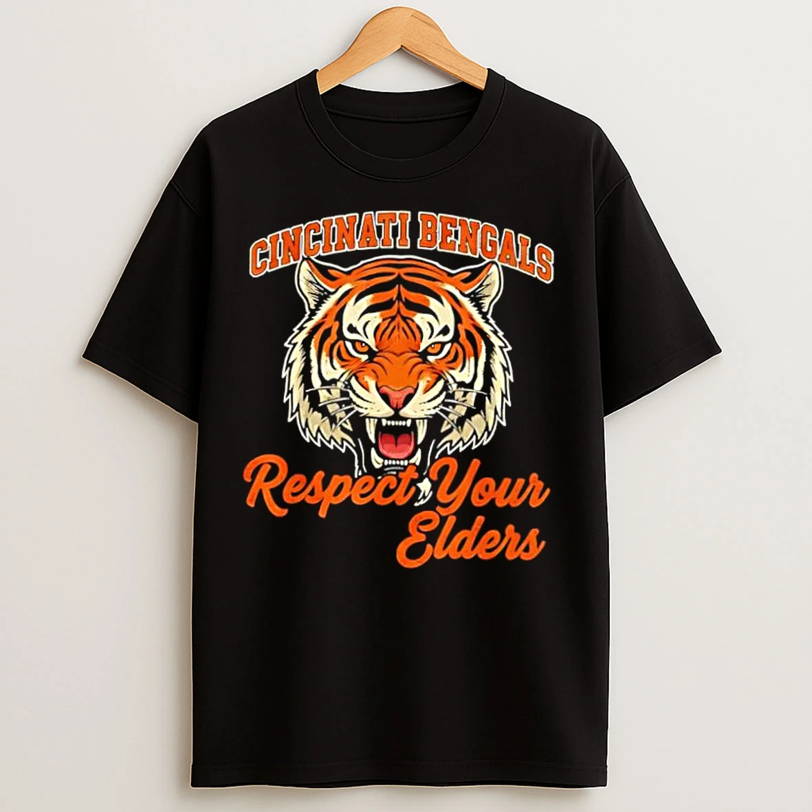 Classic Cincinnati Bengals Respect Your Elders T Shirts