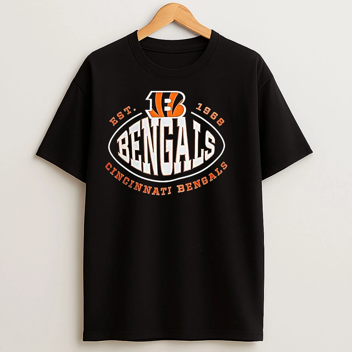 Classic Cincinnati Bengals Est 1968 T Shirts
