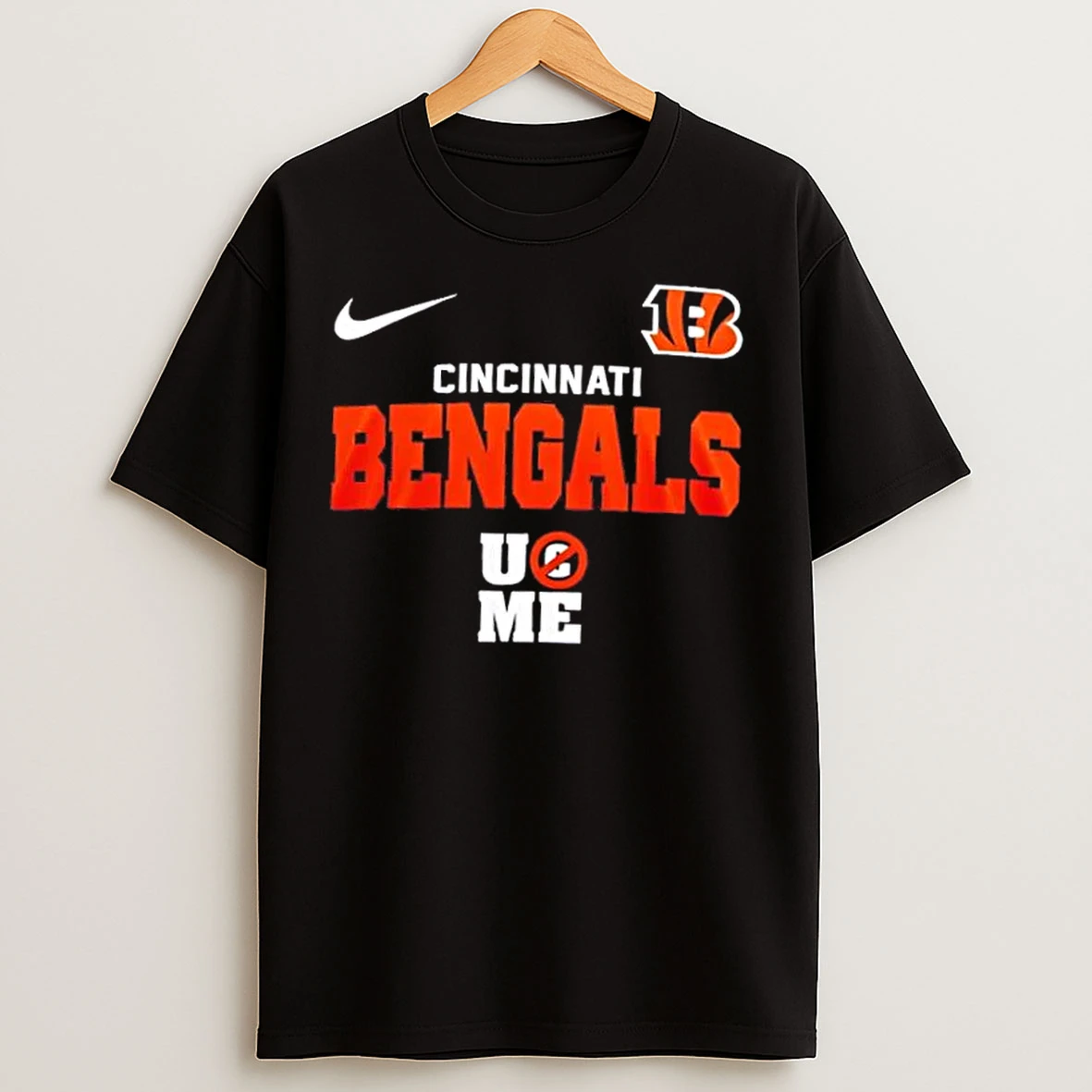 Classic Cincinnati Bengals X Ucme John Cena Never Give Up T Shirts