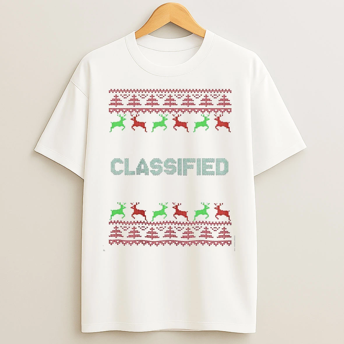Classic Classified 2025 Ugly Christmas T Shirts
