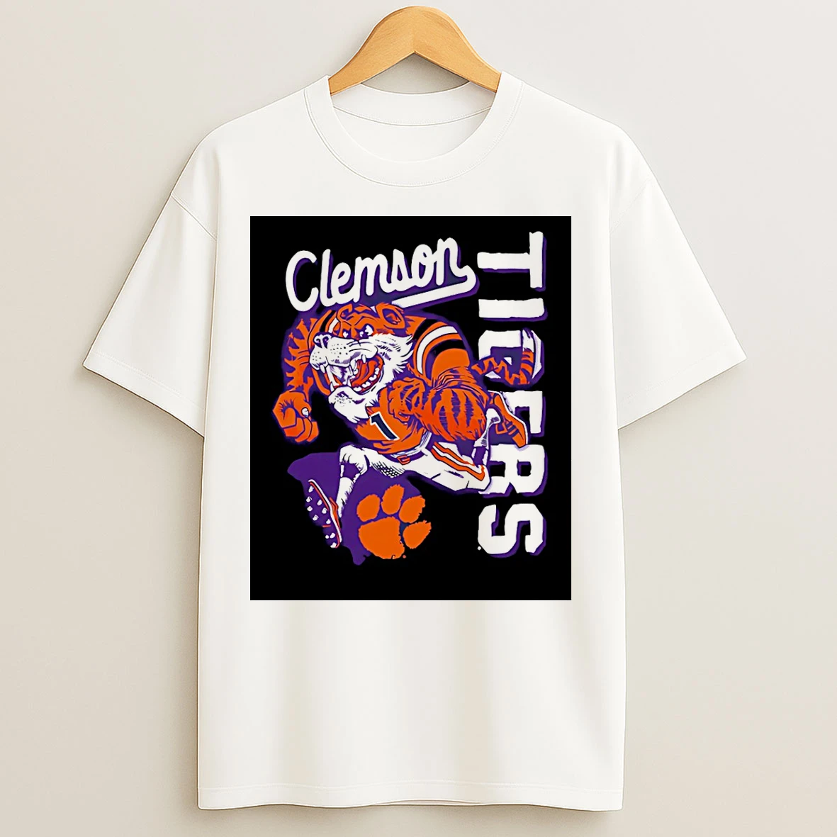 Classic Clemson Tigers Mascot Running 26 T Shirts