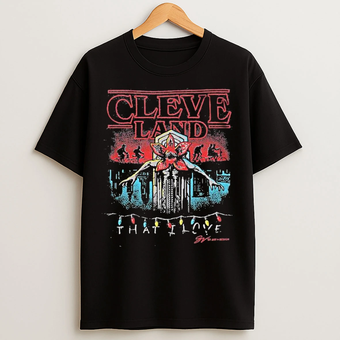 Classic Cleveland Demoguardian X Stranger Things 5 T Shirts