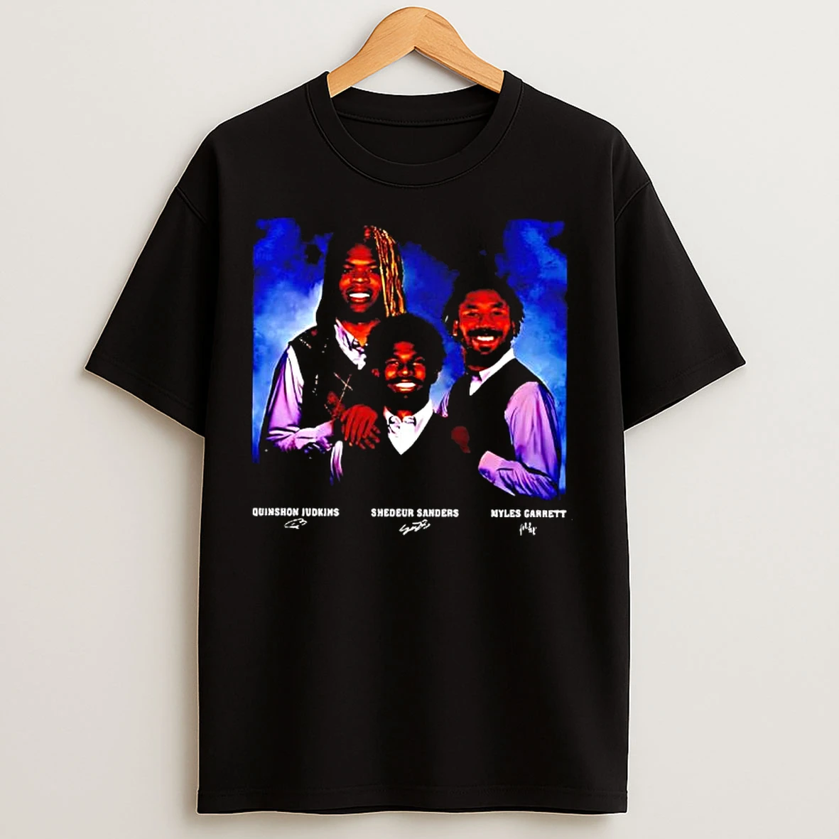Classic Cleveland Football Step Brother Shedeur Sanders Quinshon Judkins Myles Garrett T Shirts