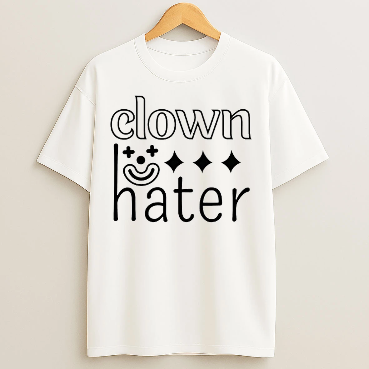 Classic Clown Hater Joker Smile T Shirts
