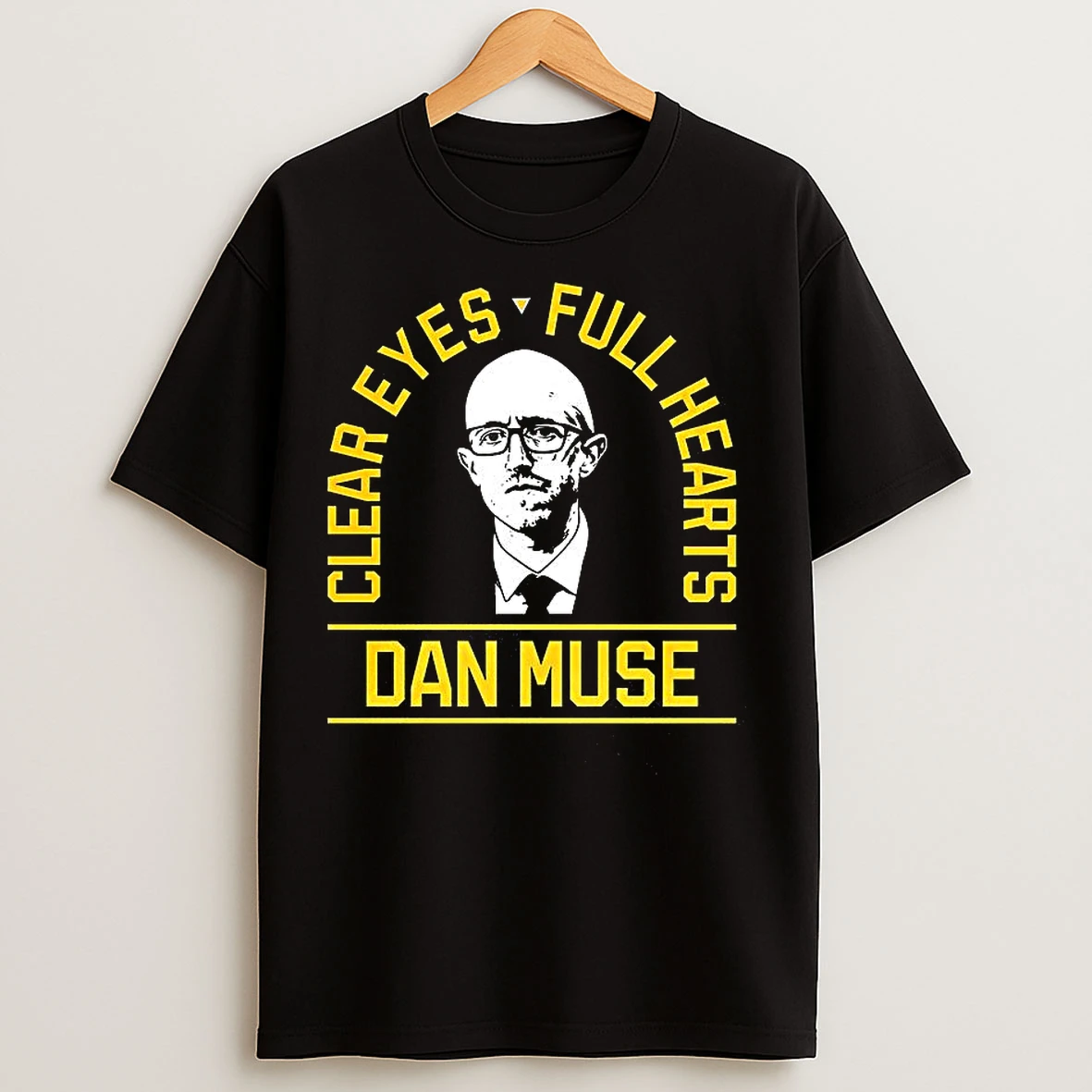 Classic Coach Dan Muse Pittsburgh Penguins Nhl Clear Eyes Full Hearts T Shirts