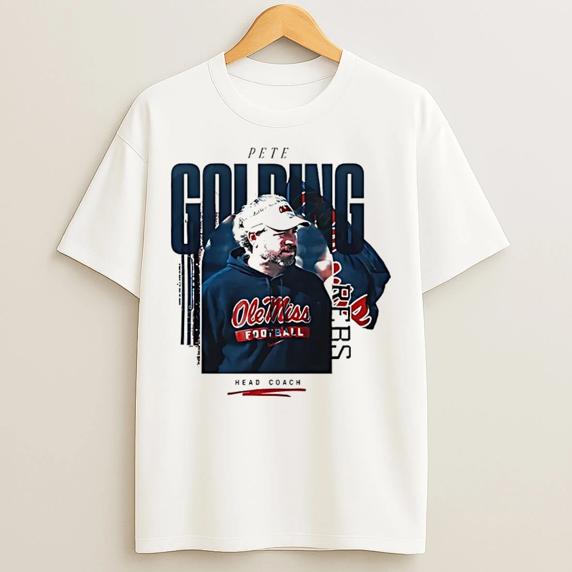Classic Coach Pete Golding Of Ole Miss Football T Shirts