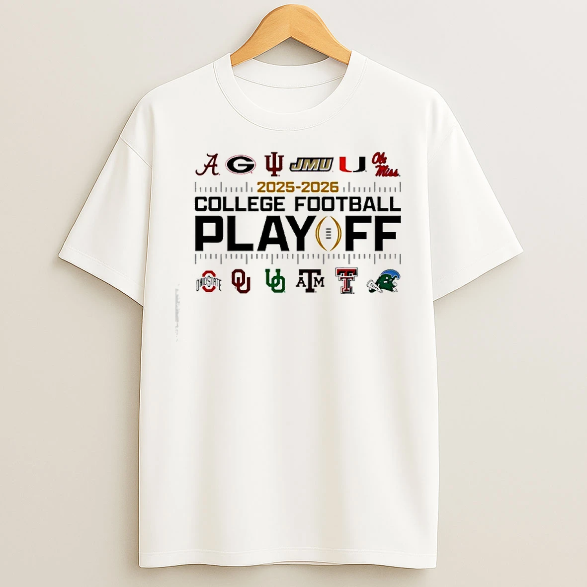 Classic College Football Playoff 12 Team 2025 2026 T Shirts