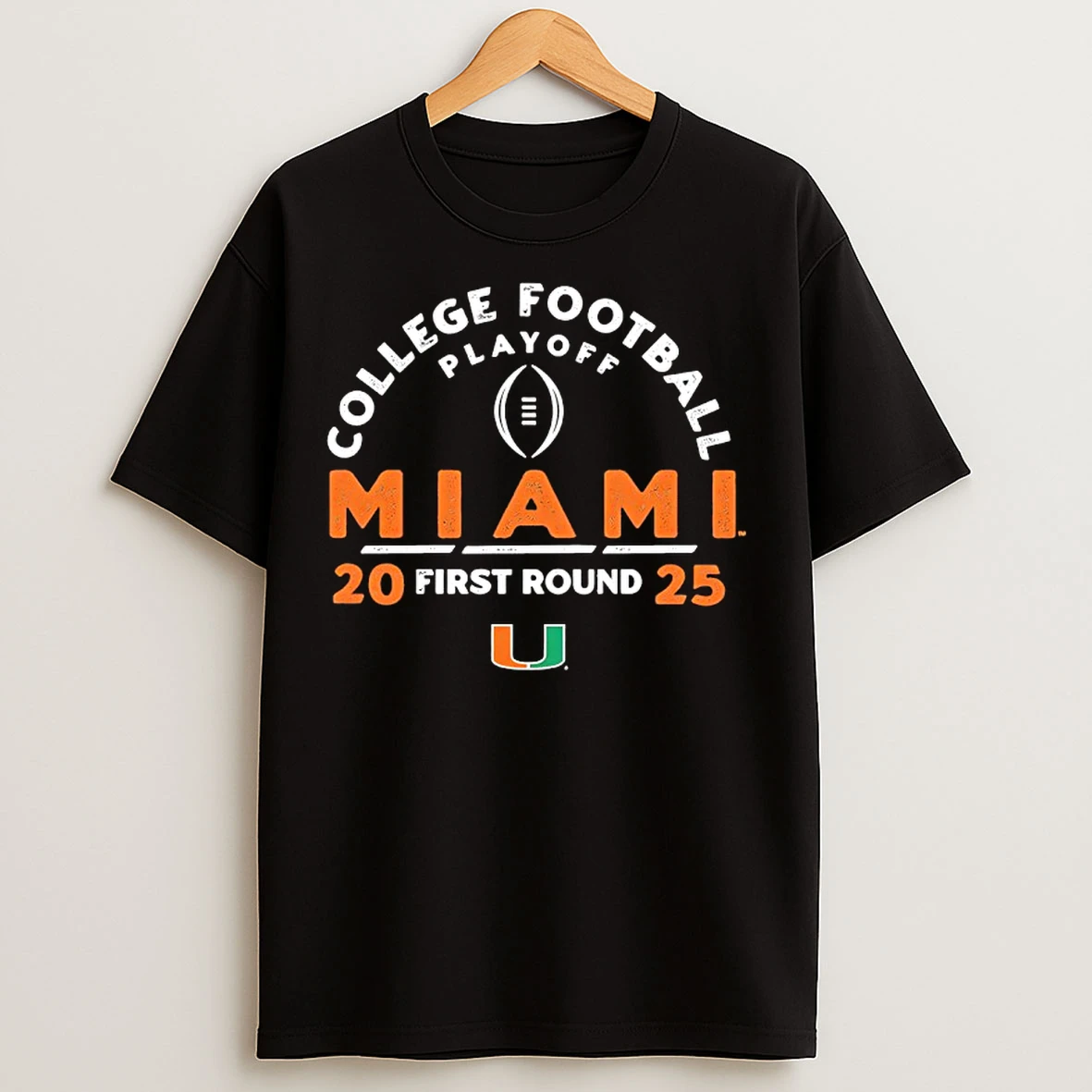 Classic College Football Playoff 2025 First Round Miami Hurricanes T Shirts