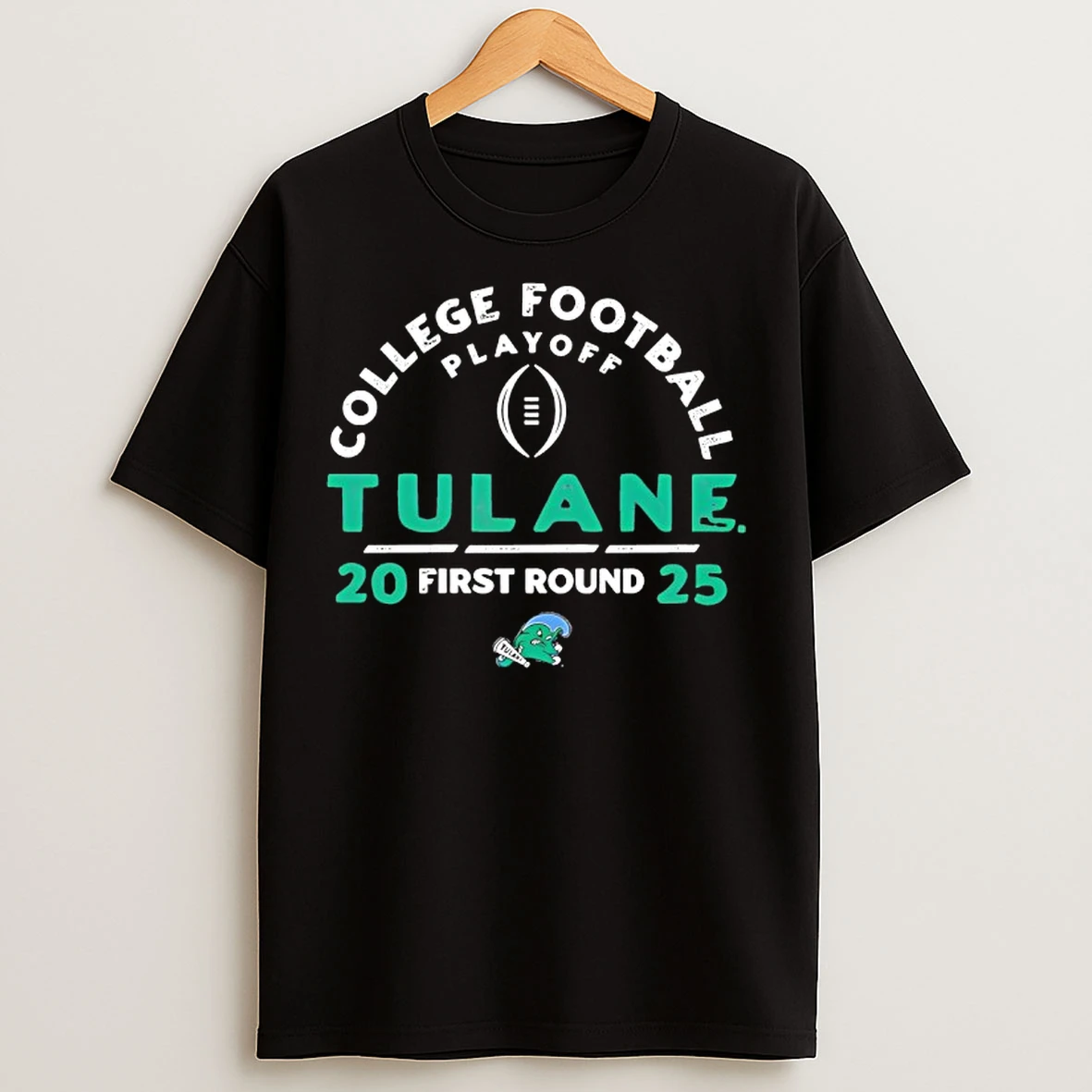 Classic College Football Playoff 2025 First Round Tulane Green Wave T Shirts