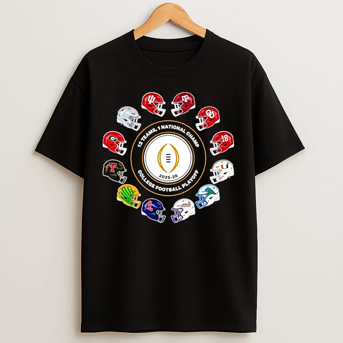 Classic College Football Playoff 2026 Exclusive 12 Teams Playoff T Shirts