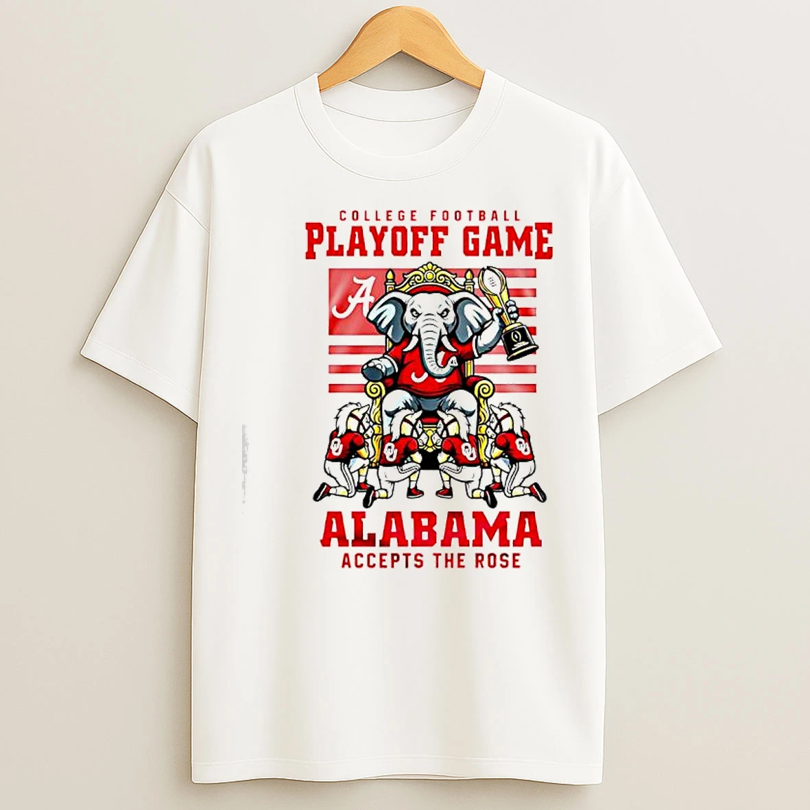 Classic College Football Playoff Game Alabama Crimson Tide Accept The Rose T Shirts