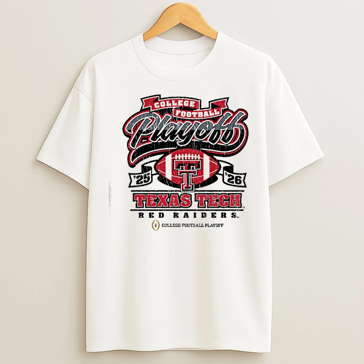 Classic College Football Playoff Texas Tech Red Raiders Logo Of 25 26 T Shirts