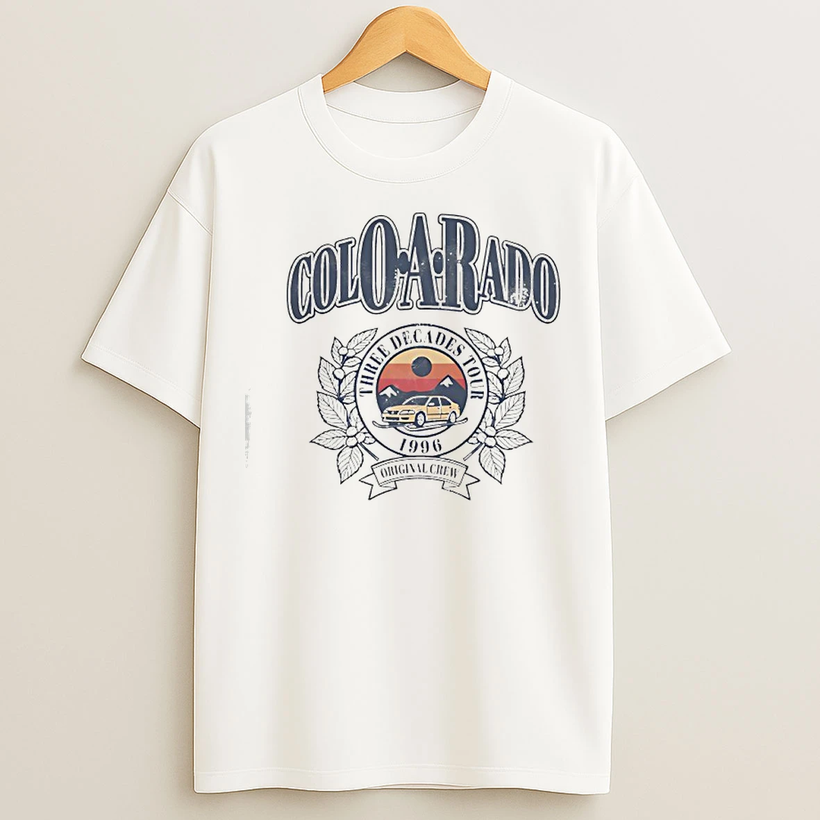 Classic Coloarado Oar Three Decades Tour 1996 Crew Vintage T Shirts