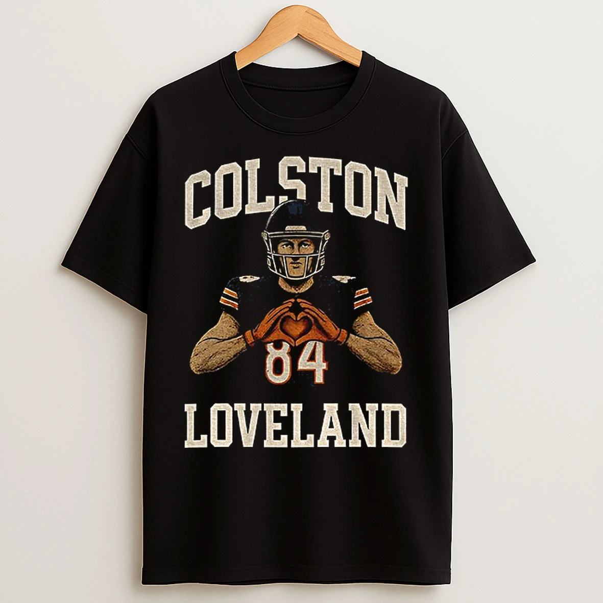 Classic Colston Loveland Chicago Bears Retro T Shirts