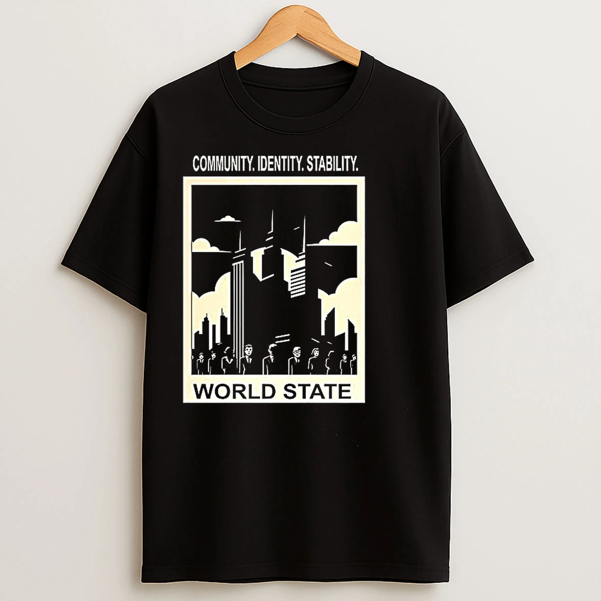 Classic Community Identity Stability World State T Shirts