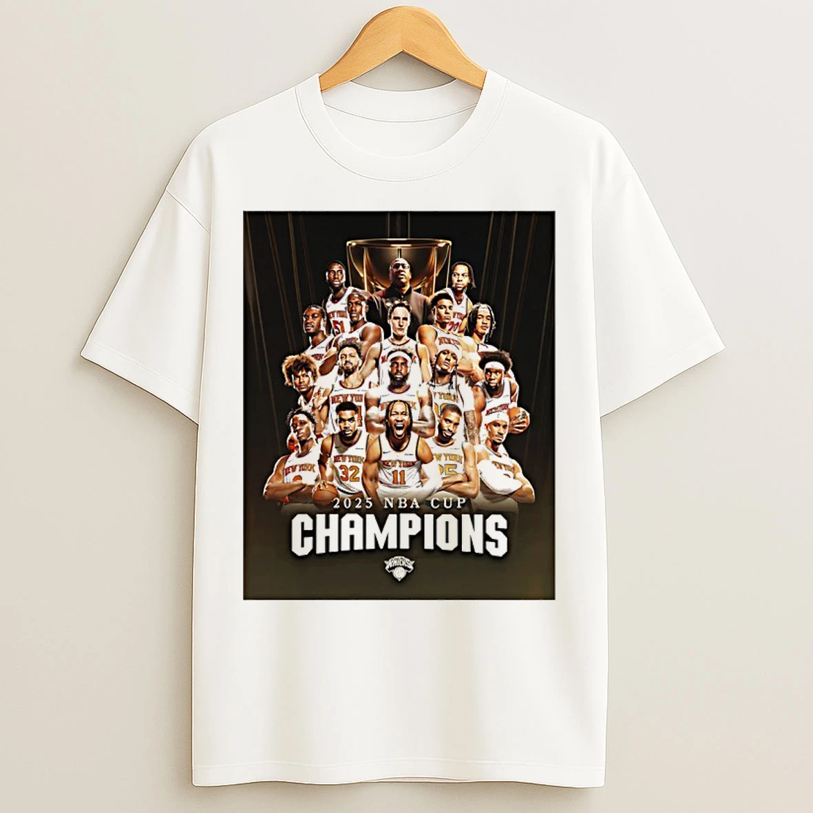 Classic Congrats New York Knicks 2025 Champion Nba Cup T Shirts