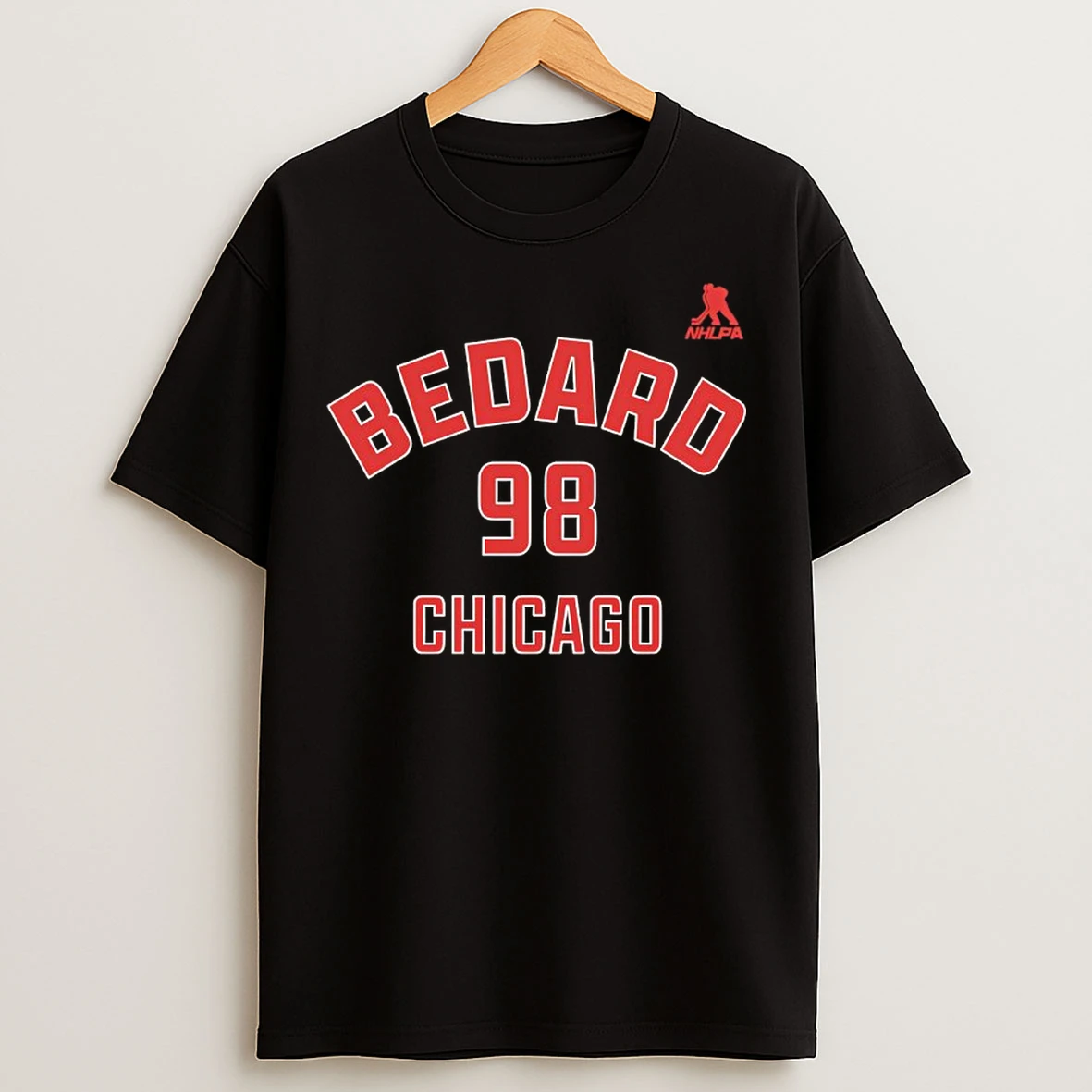 Classic Connor Bedard 98 Chicago Blackhawks Nhl Player Number And Name T Shirts