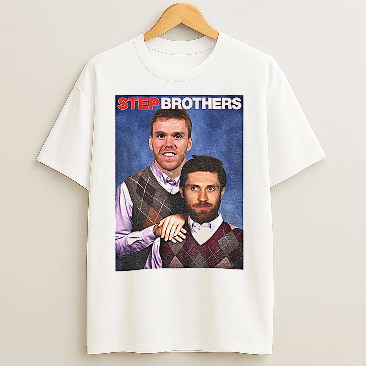 Classic Connor Mcdavid Leon Draisaitl Step Brothers Funny Graphic T Shirts