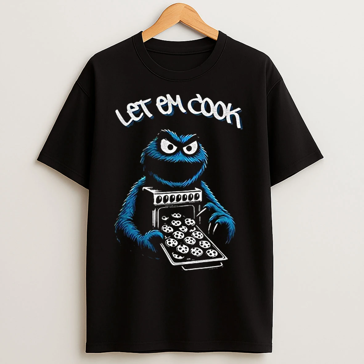 Classic Cookie Monster Let Em Cook T Shirts