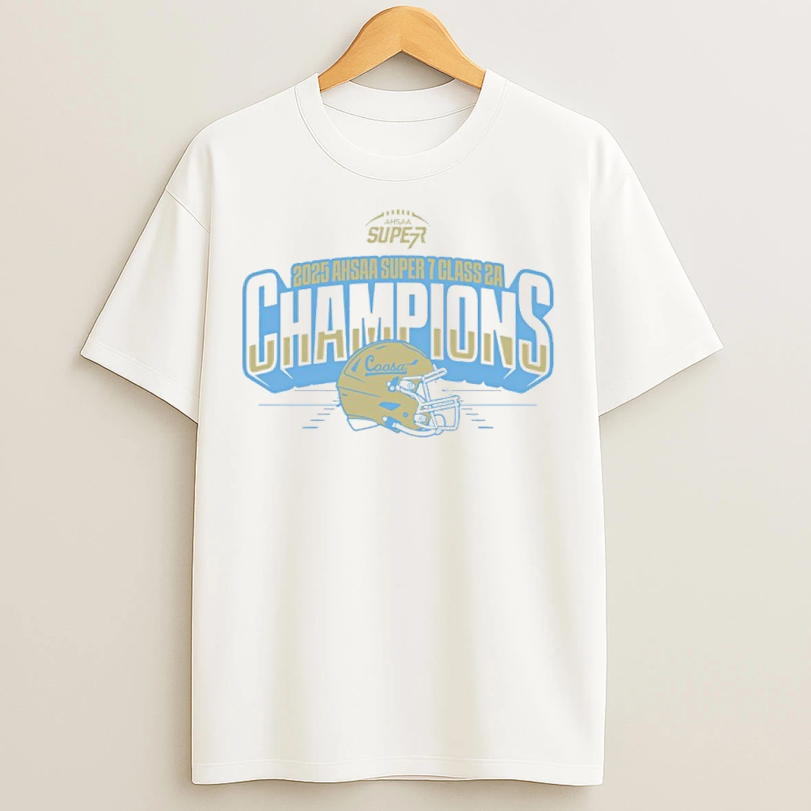 Classic Coosa Christian 2025 Ahsaa Super 7 Class 2a State Champions T Shirts
