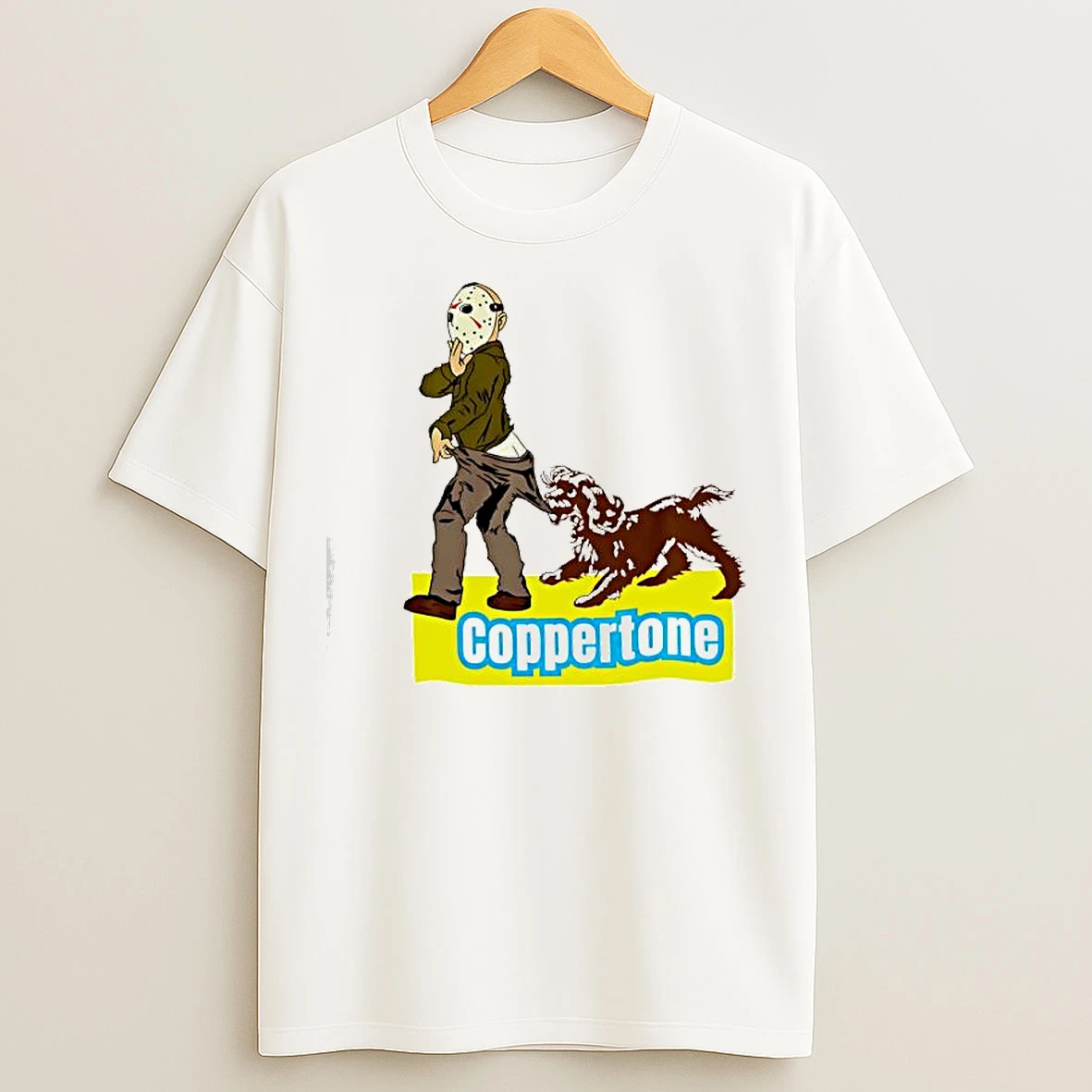 Classic Coppertone Mask Dog Graphic T Shirts