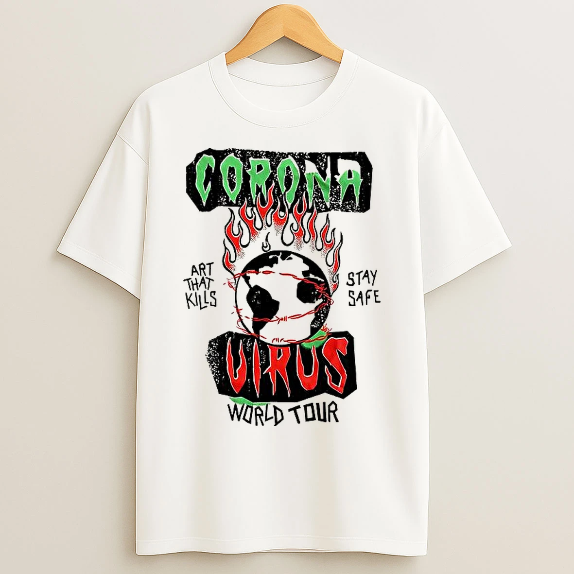 Classic Corona Virus World Tour T Shirts