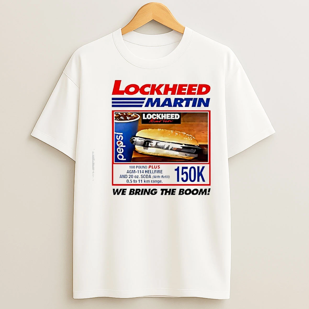 Classic Costco Lockheed Martin We Bring The Boom T Shirts