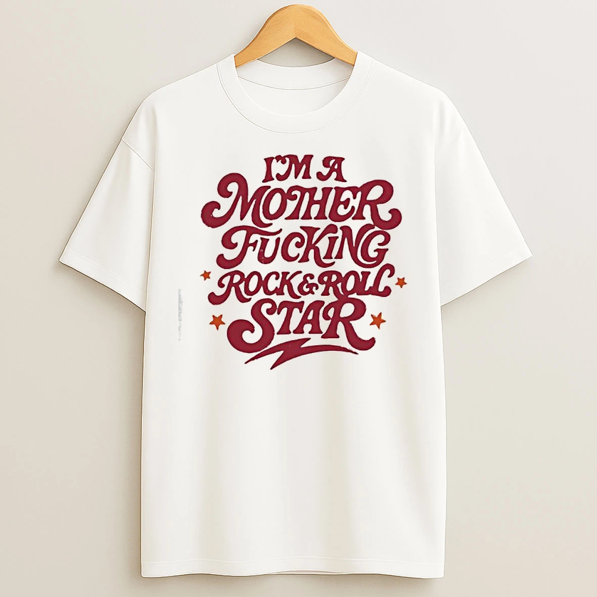 Classic Counting Crows Im A Mother Fucking Rock And Roll Star T Shirts