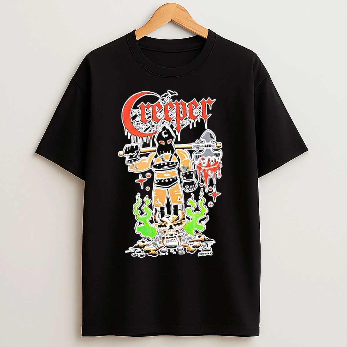 Classic Creeper Mistress Of Death Old School T Shirts