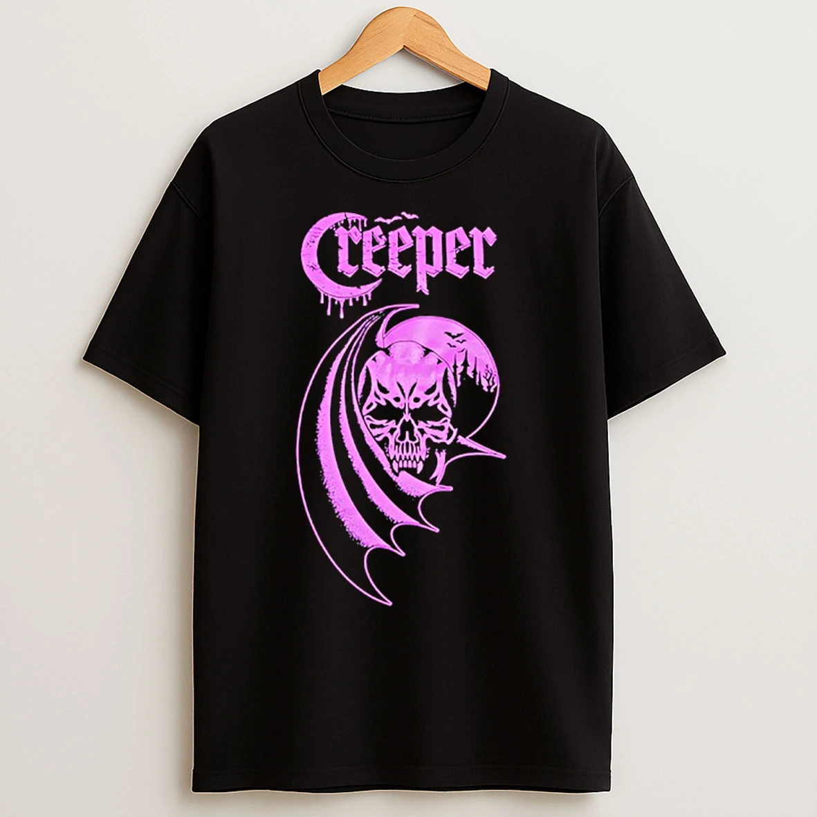 Classic Creeper Purple Logo T Shirts